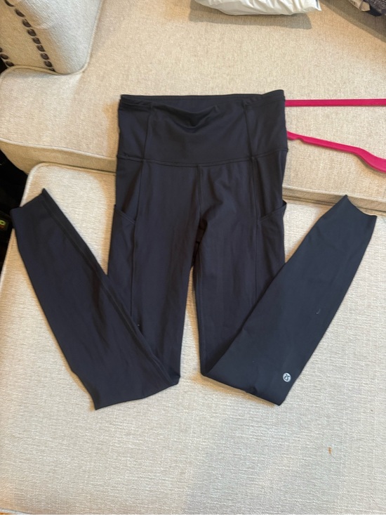 lululemon athletica Pants - lululemon athletica Black High-Rise Leggings with Side Pockets 28in inseam